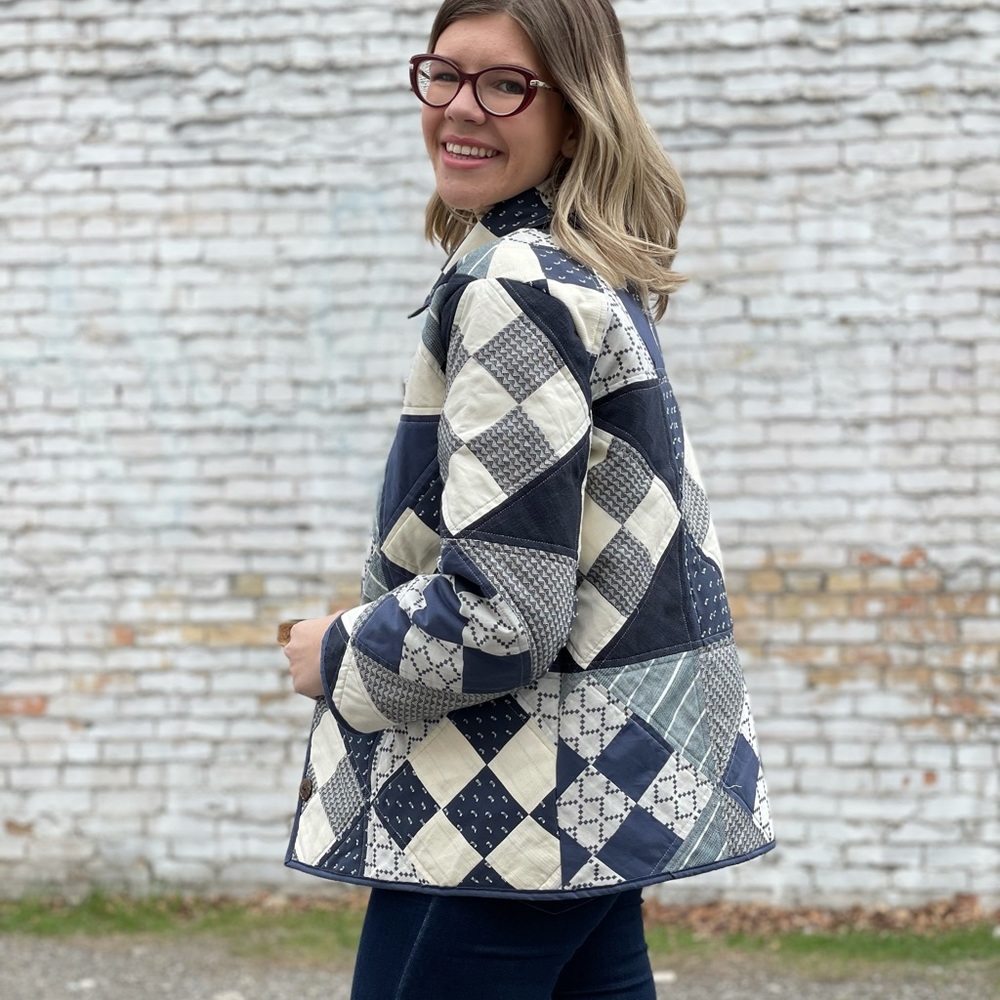 Handmade Quilted Jacket - Picture 3 of 3